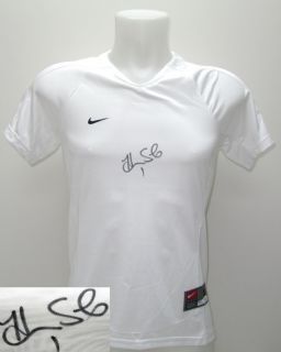 Hope Solo Signed White Nike Soccer Jersey JSA