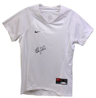 Hope Solo Signed Autographed White Nike Soccer Jersey JSA W279507