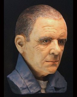 Hopkins as Hannibal Lecter Life Size Color Horror Bust