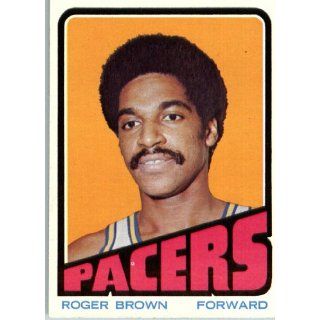 1972 73 Topps Basketball #210 Roger Brown Indiana Pacers