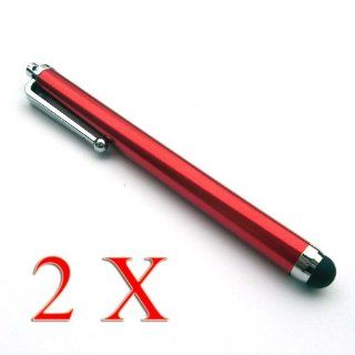 Hi Tech Dealz® 2 Pack of Stylus (Red) Universal Touch