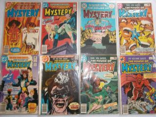 DC Bronze Horror Comic Books Lot 6 The House of Mystery