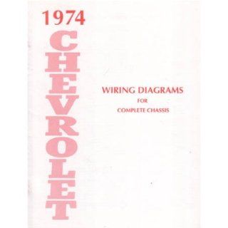 1974 CHEVROLET BELAIRE CAMARO IMPALA Wiring Diagrams  