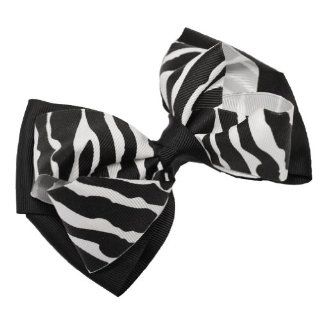 New Extra Large Black White Zebra Print Double Layer