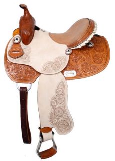  Western Round Skirt Barrel Racing Saddle NEW by Double T ~ Horse Tack