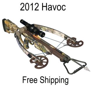 2012 Horton Havoc Crossbow 150# Scope Package REVERSE DRAW APG Quiver