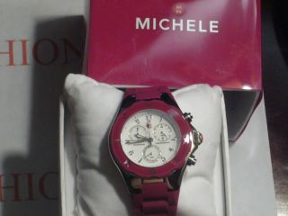 New Michele Jelly Bean Hot Pink MWW12D000003 Super Fast