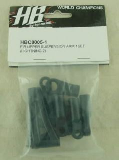 Hot Bodies Lightning 2 Front Upper Suspension Arm Set HBSC80051