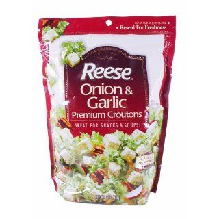Reese Croutons Onion & Garlic Croutons, 6 oz Grocery