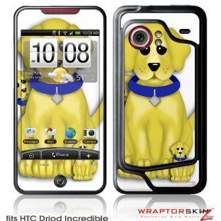 HTC Droid Incredible Skin   Puppy Dogs on White by