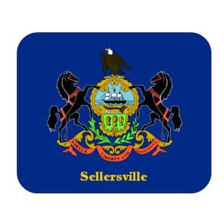 US State Flag   Sellersville, Pennsylvania (PA) Mouse Pad