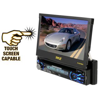 Pyle PLTS76DU 7 Inch Touch Screen Motorized TFT/LCD Monitor with DVD/CD//AM/FM Receiver