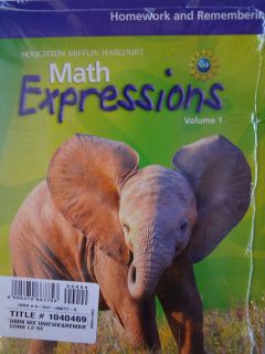 Math Expressions Homework and Remembering Grade 3 Consumable Set