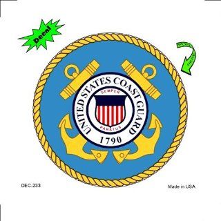 U.S. Coast Guard   Full Color Decals 4 1/2 Circular