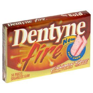 Dentyne Fire Sugarless Gum, Cinnamon Spice, Pieces, 14 Count Packs