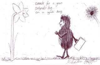 Nicholas Hoult Original Doodle
