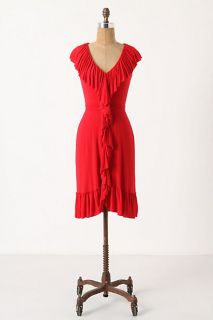 Anthropologie Hourglass Sand Dress by Bailey 44 Rayon Spandex Red s $