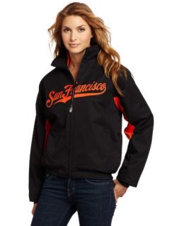 MLB San Francisco Giants Triple Peak Womens Jacket, Black