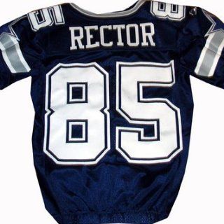 Jamaica Rector #85 2007 Cowboys Game Issued Navy Jersey