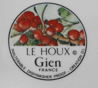 Gien Le Houx Cereal Bowl s Christmas Holly Berries