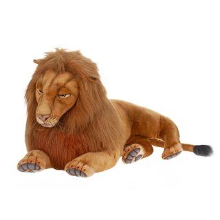 Hansa Plush   70 Extra Large Laying Male Lion Toys