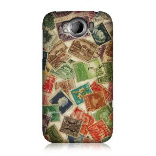 Ecell   HEAD CASE DESIGNS MAIL STAMPS PATTERN SNAP ON BACK