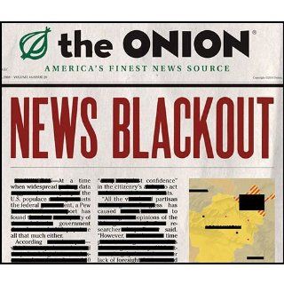 The Onion News Blackout 365 Page A day Box / Desk / Tear