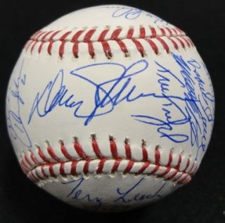 1986 New York Mets Team Signed Reunion Baseball Keith Hernandez Gooden
