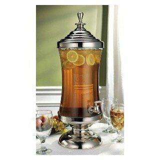Monticello Shannon Crystal Metal and Glass Beverage, Drink