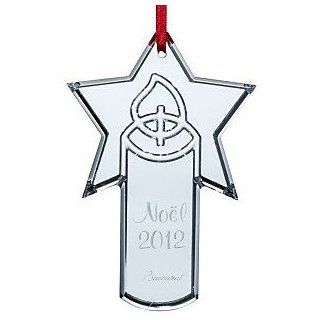 Baccarat Annual Crystal Noel Ornament 2012, Candle Home