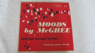 1958 MOODS BY McGHEE HOWARD McGHEE SEXTET 10 LP CONCERT HALLS RECORDS