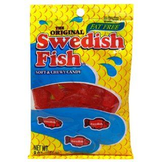 The Original Swedish Fish Soft & Chewy Candy, 8 Ounce Packages (Pack