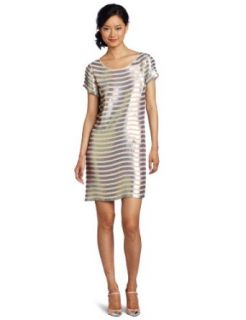 French Connection Womens Fast Eden Sequin Dress Clothing