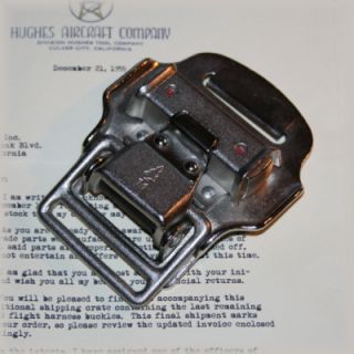 Cirrus X 3 Howard Hughes Rocket Pack Flight Harness Buckle seen in The