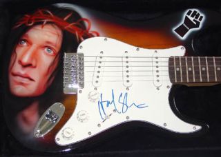 Howard Stern Autographed Airbrushed Signed Guitar PSA DNA UACC RD COA