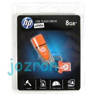 HP V245O 8GB 8g USB Flash Pen Drive Memory Sport Disk