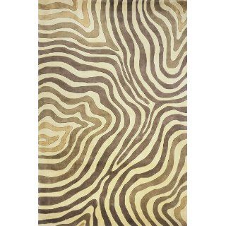  Brown Waves Contemporary 26 x 8 Runner Rug (NW 86)