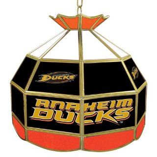 BSS   NHL Anaheim Ducks Stained Glass Tiffany Lamp   16