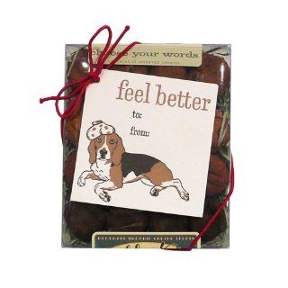 Feel Better Box with Gift Tag Dog Biscuits