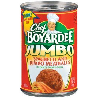 Chef Boyardee Spaghetti And Jumbo Meatballs, 14.5 Ounce Cans (Pack of