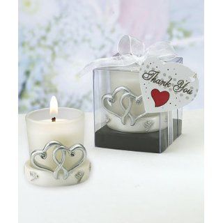Set of 100 Double Heart Votive Candles Wedding favors with