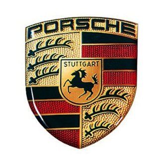 Porsche Crest 3D Logo Sticker    Automotive