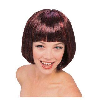 Red and Black Super Model Wig Clothing