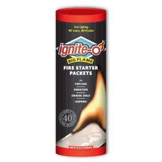 Ignite O Big Flame Fire Starter Packets, 40 Count