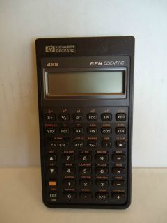 HP 42S Hewlett Packard 42S Electronic Scientific Calculator with