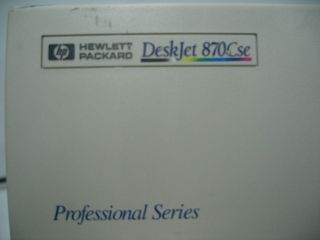 HP Deskjet 870CSE Professional Series Printer C4565A