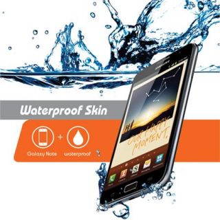  CSCEDU107 2 Pack Waterproof Skin for Samsung Galaxy Note Clear