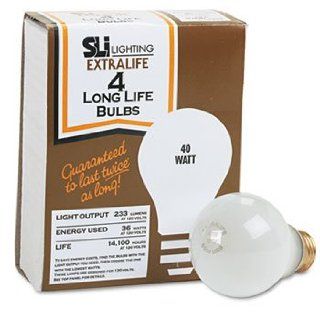 6 Pack Incandescent Bulbs, 40 Watts, 4/Pack by SUPREME