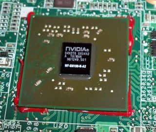 DIY HP Pavilion DV9000 Motherboard Video Chip Repair