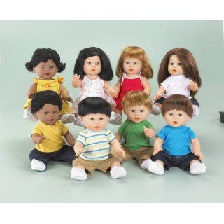 Childcraft Multi Ethnic Dolls Caucasian African American